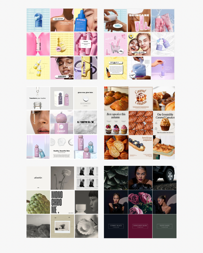 IG feed templates (MLR rights)